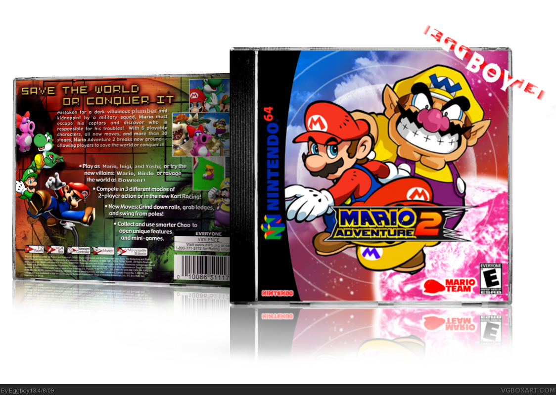 Mario Adventure 2 box cover