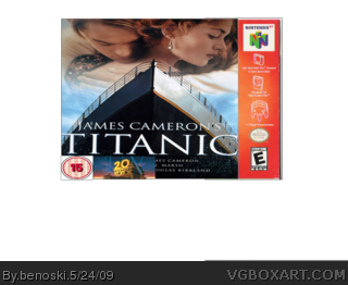 Titanic box art cover