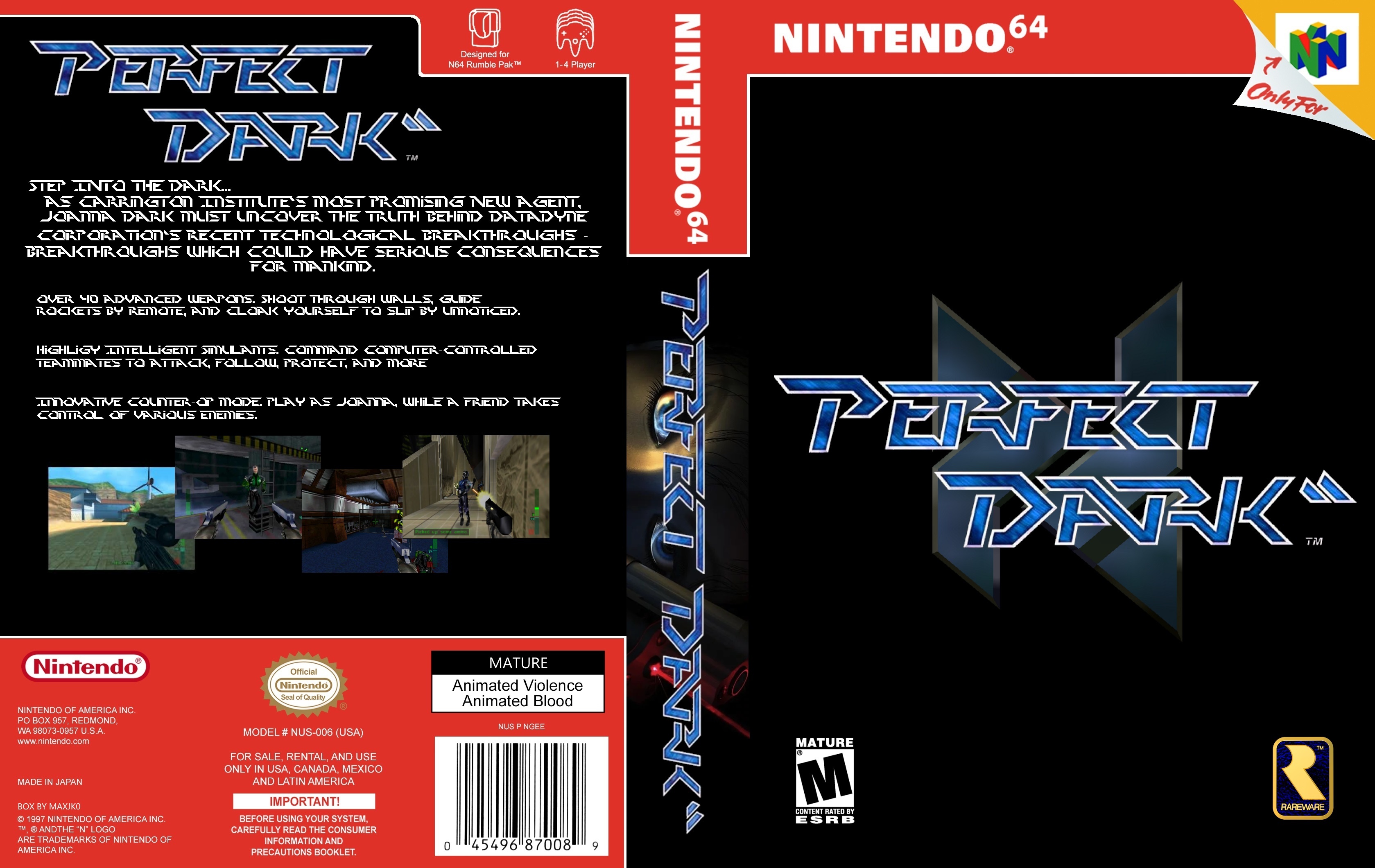 Perfect Dark box cover