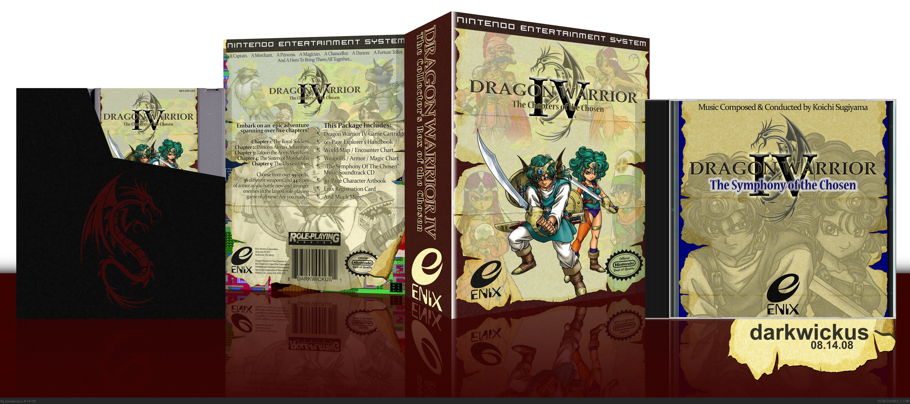 Dragon Warrior IV box cover