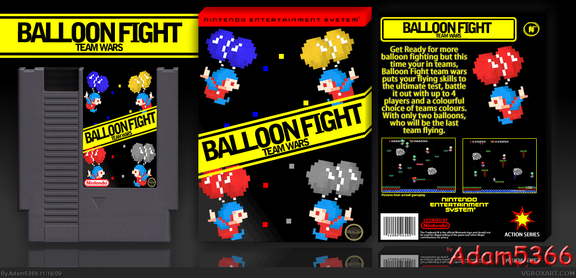 Balloon Fight Team Wars box cover
