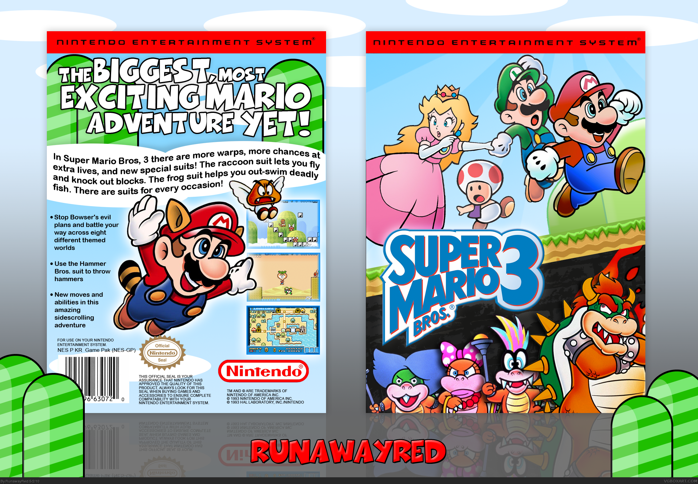 Super Mario Bros. 3 box cover