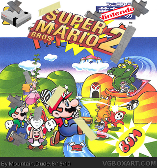 Super Mario Bros. 2 box cover