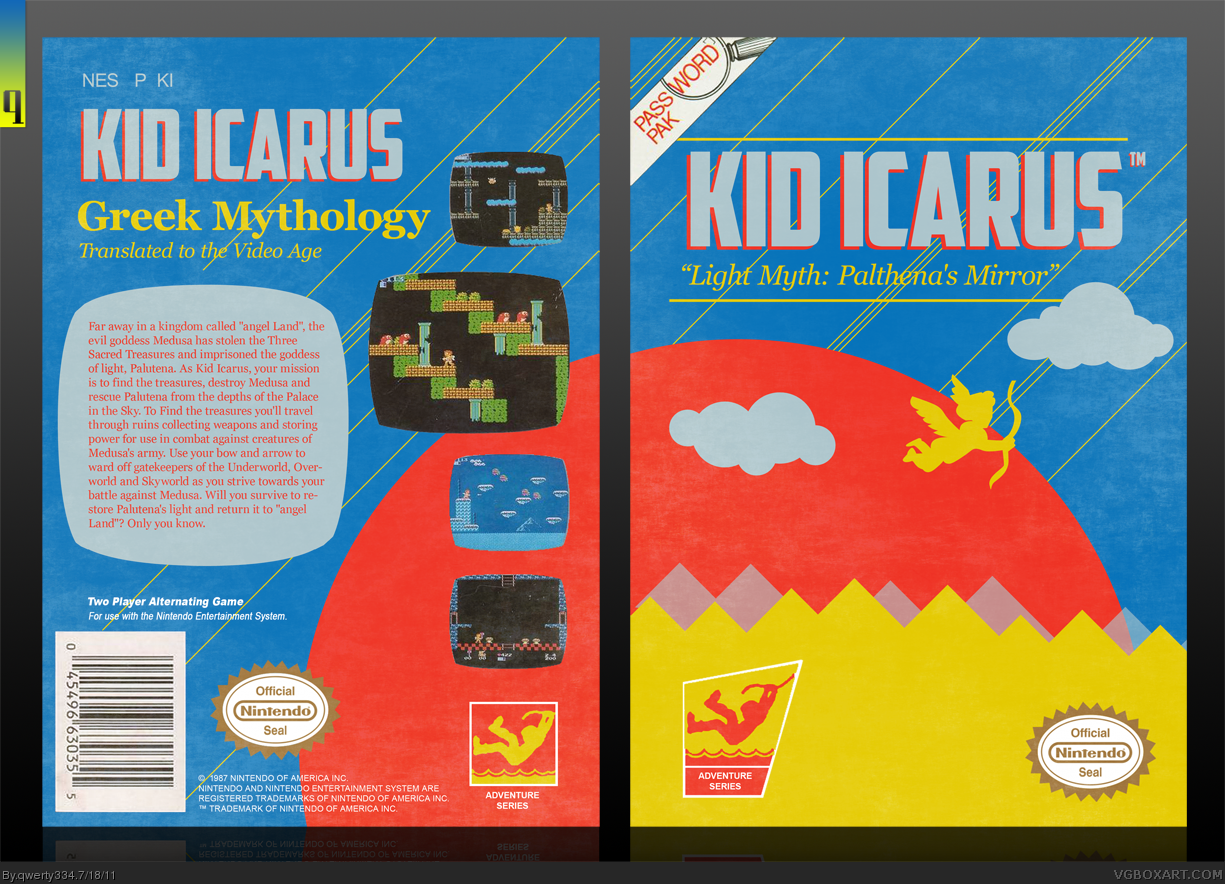 Kid Icarus box cover