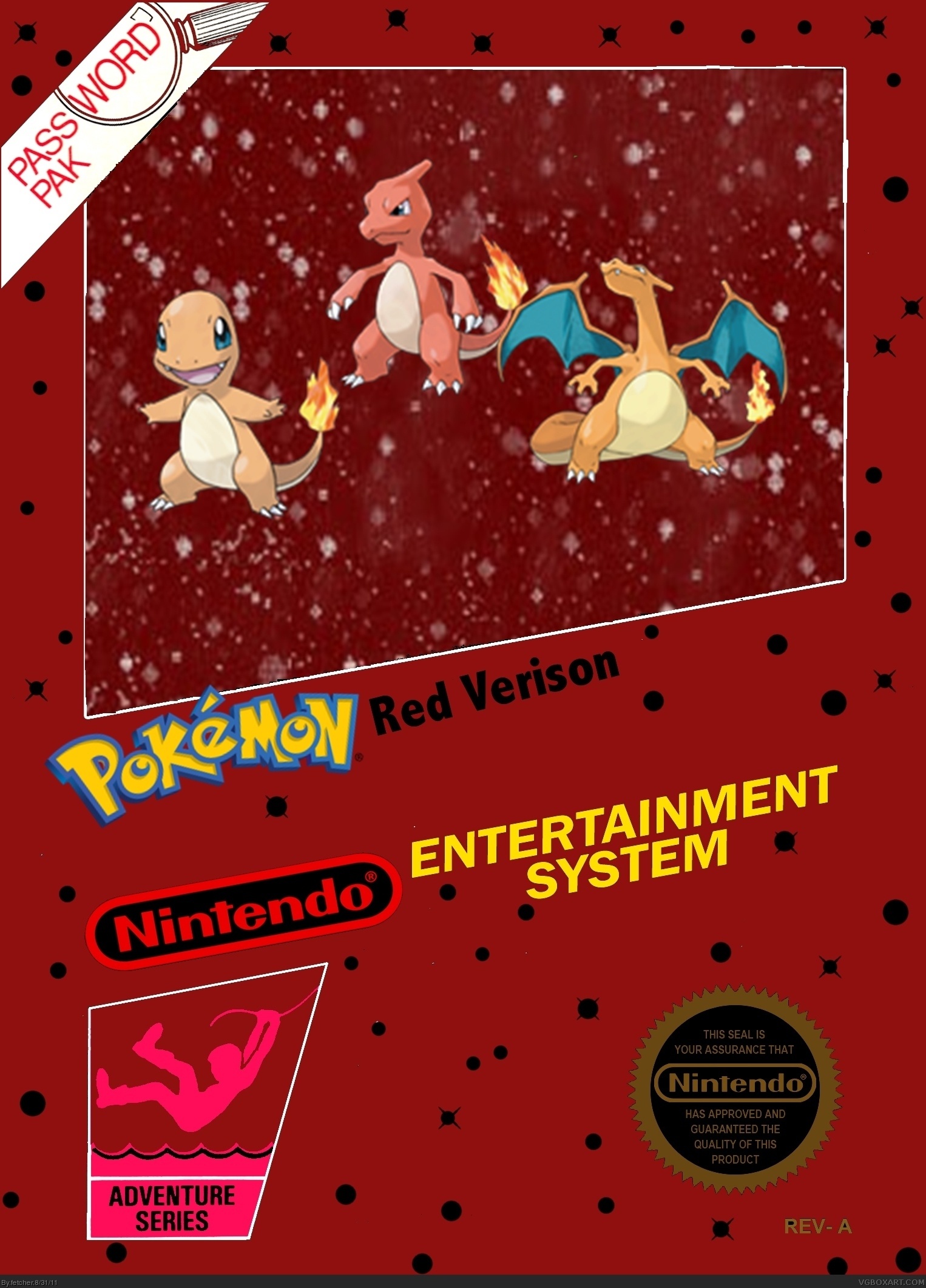 Pokemon Red Verison box cover