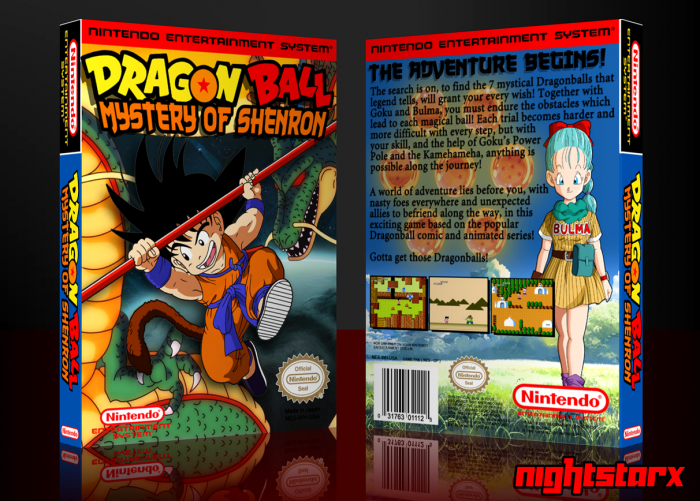 Dragonball: Mystery Of Shenron box art cover