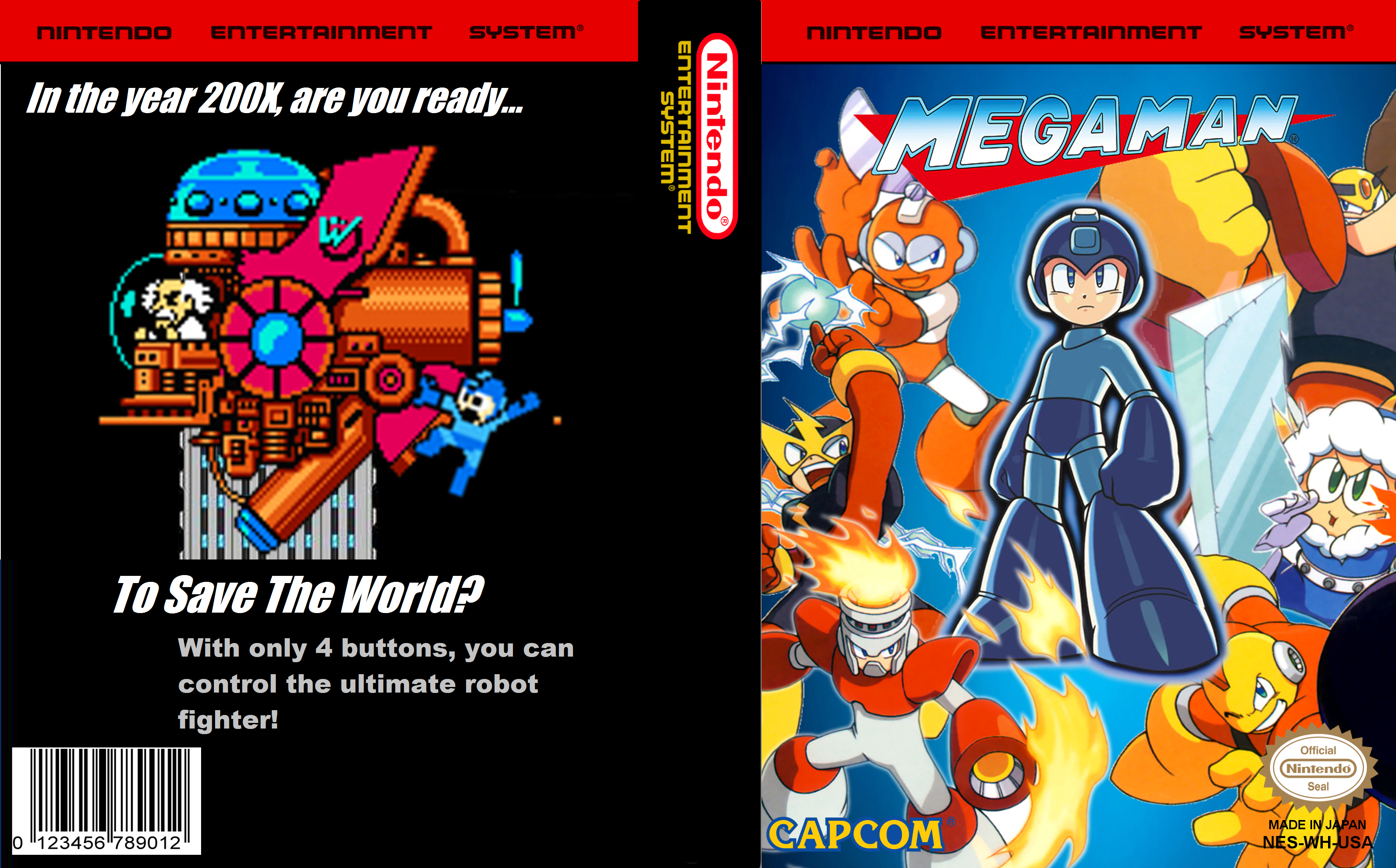 Mega man box cover