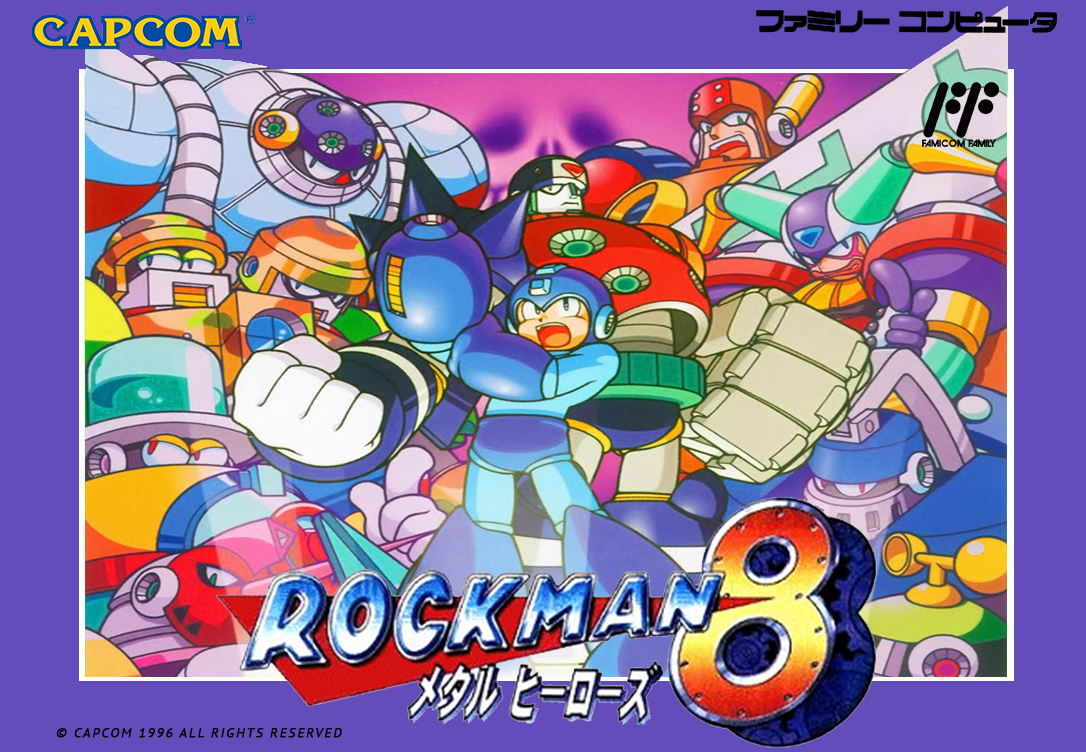Rockman 8 box cover