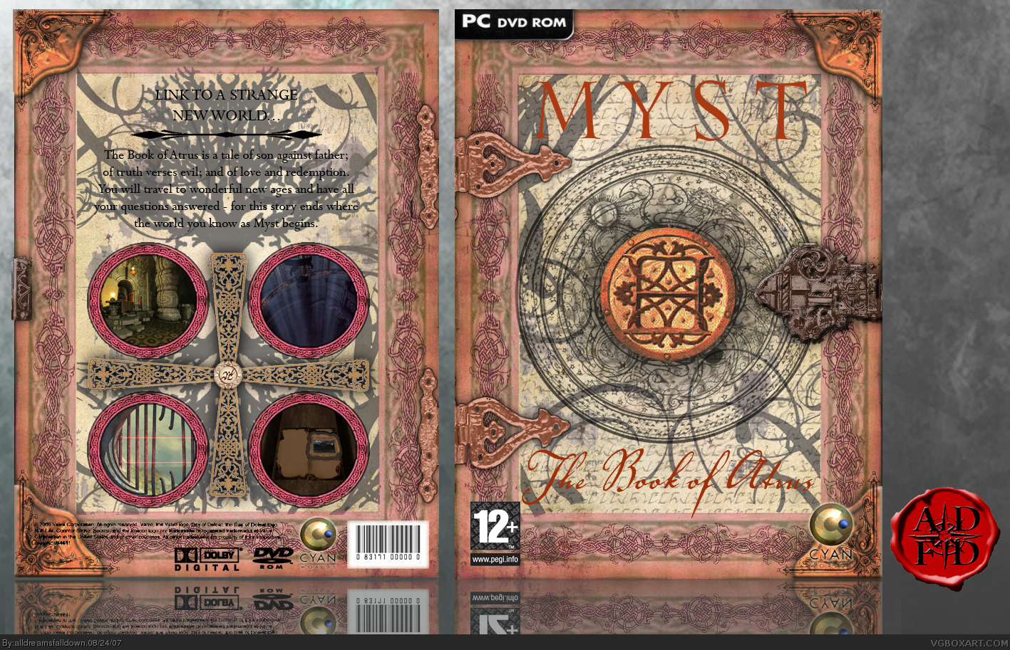 Myst: The Book of Atrus box cover