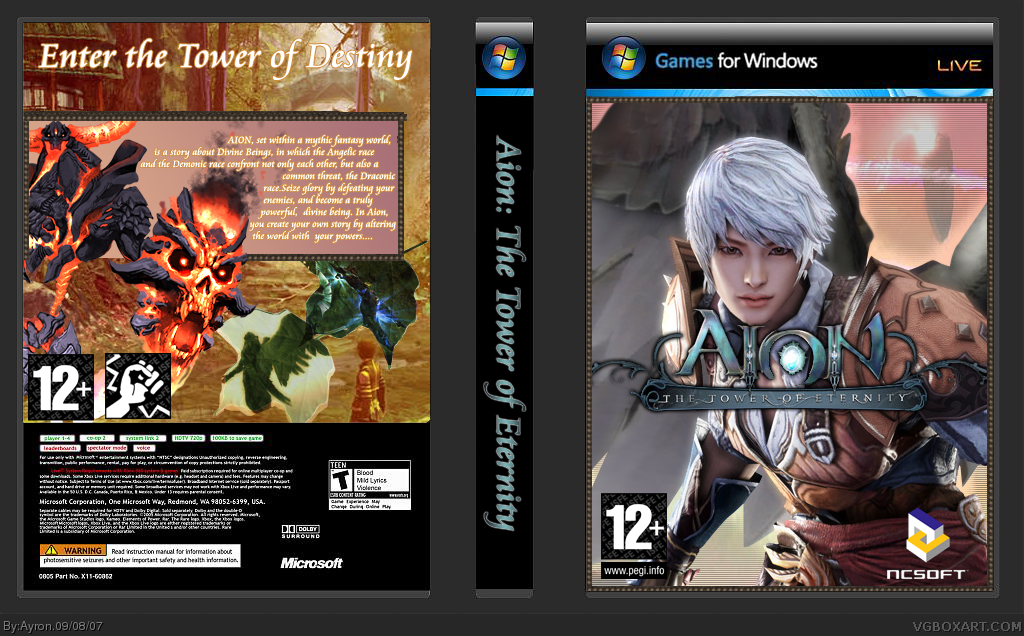 Aion: The Tower of Eternity box cover
