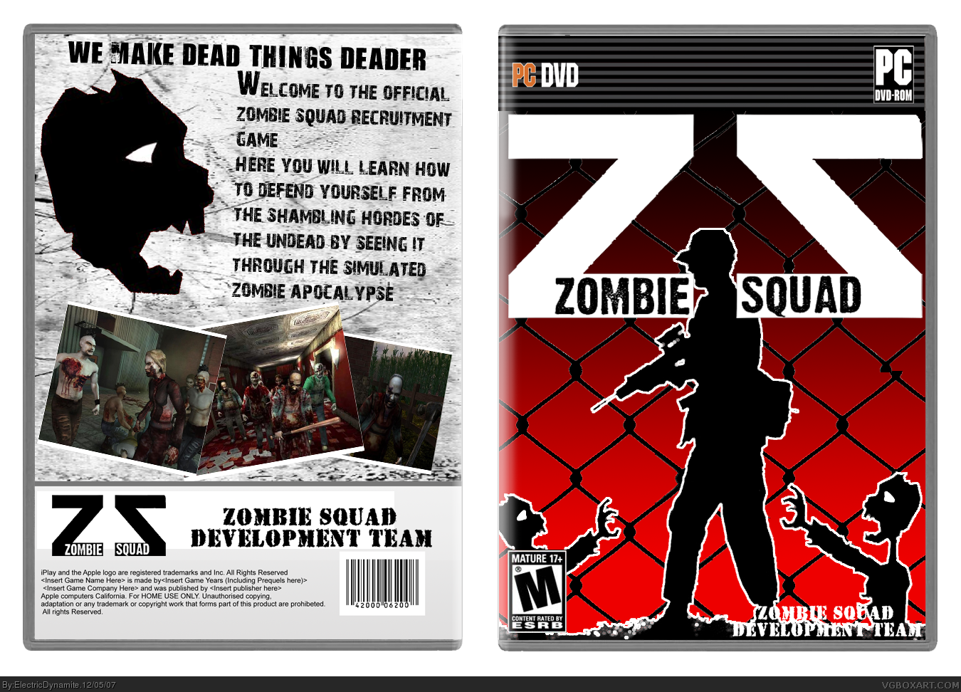 Zombie Squad box cover