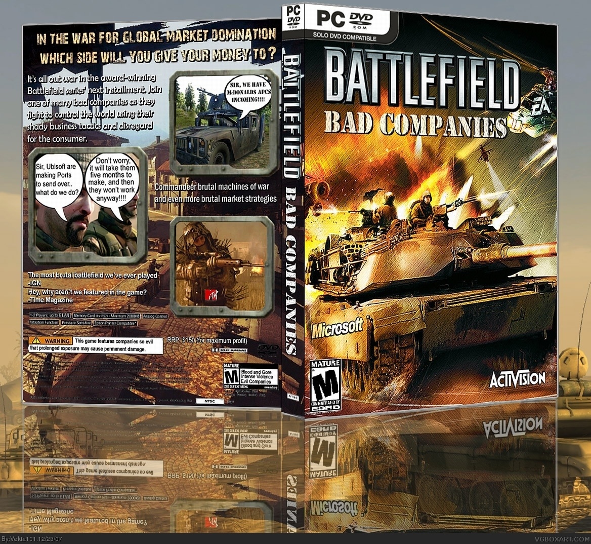 Battlefield: Bad Companies box cover