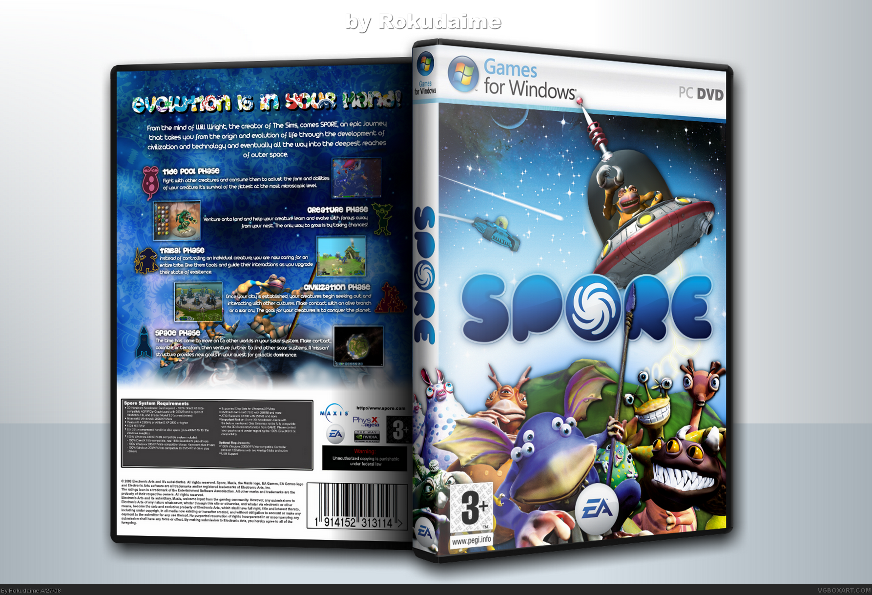 Spore box cover