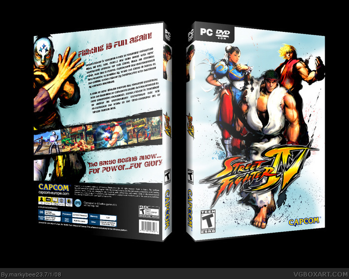 Street Fighter 4 box art cover