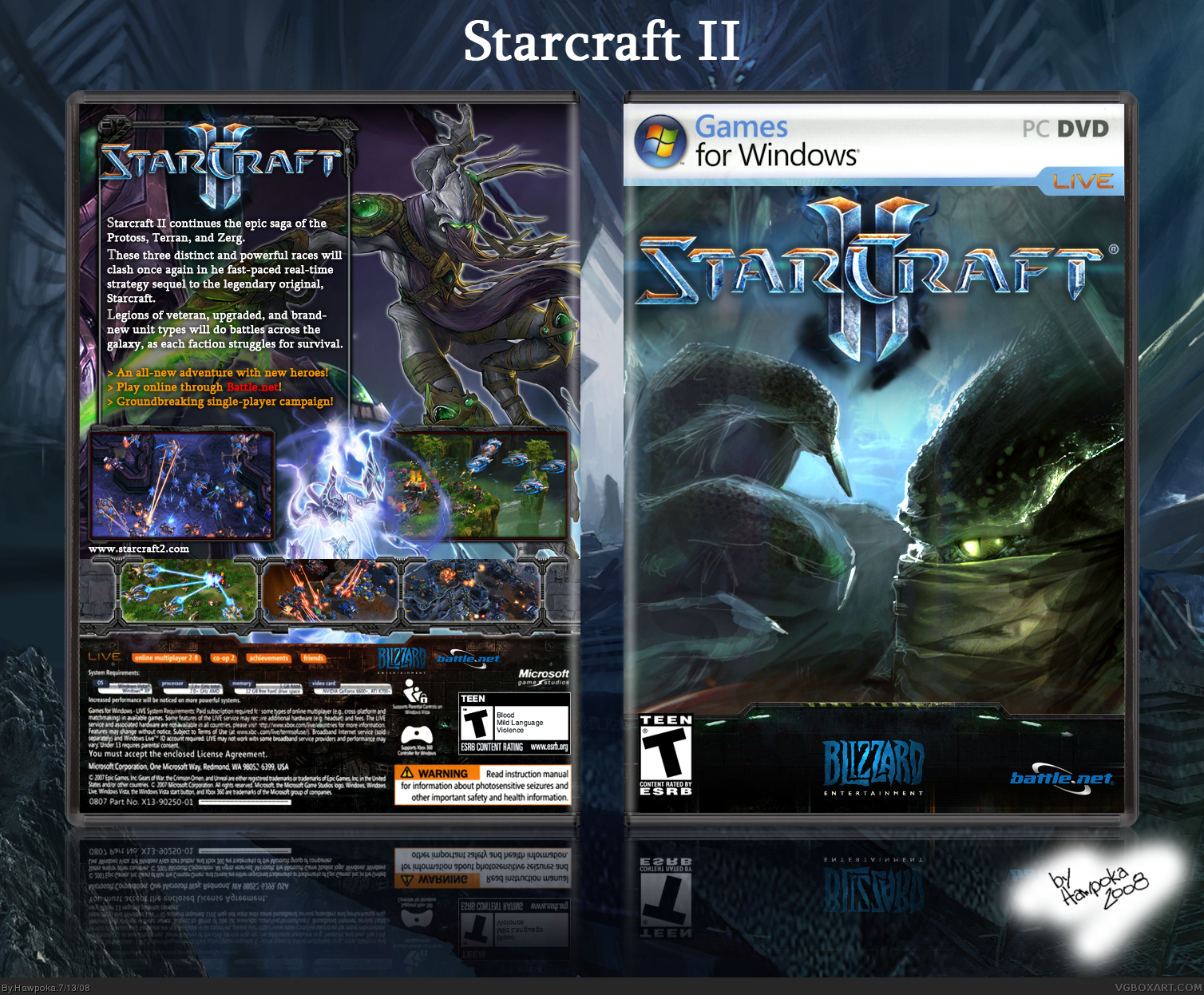StarCraft II box cover