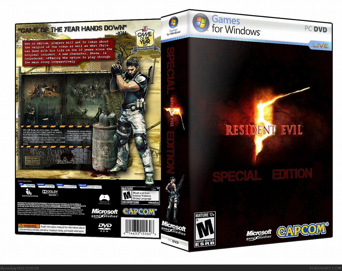 Resident Evil 5: Special Edition box cover