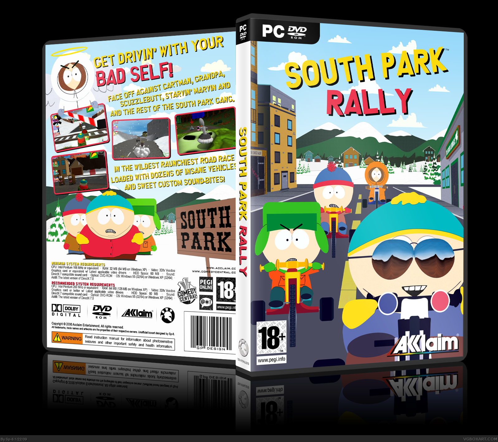 South Park Rally box cover