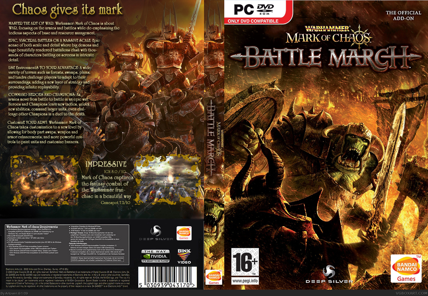 Warhammer : Mark of Chaos box cover