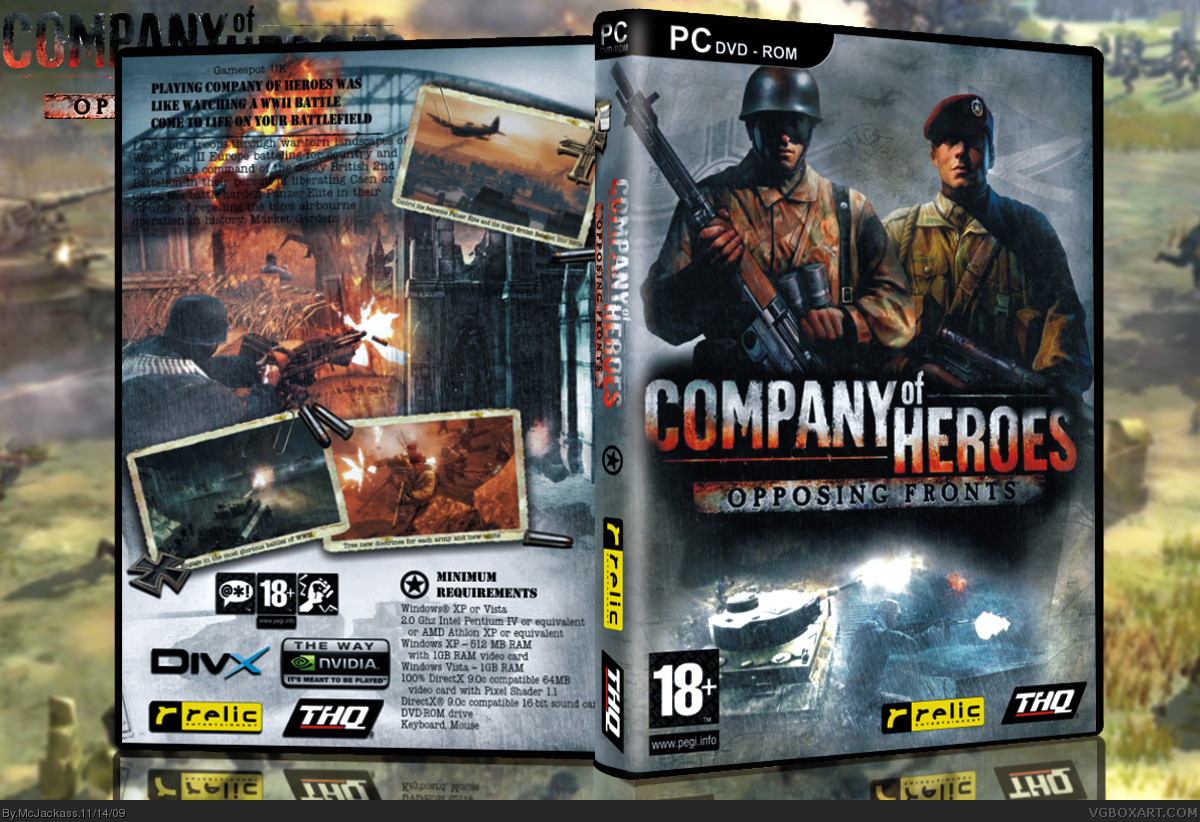 Company of Heroes Opposing Fronts box cover
