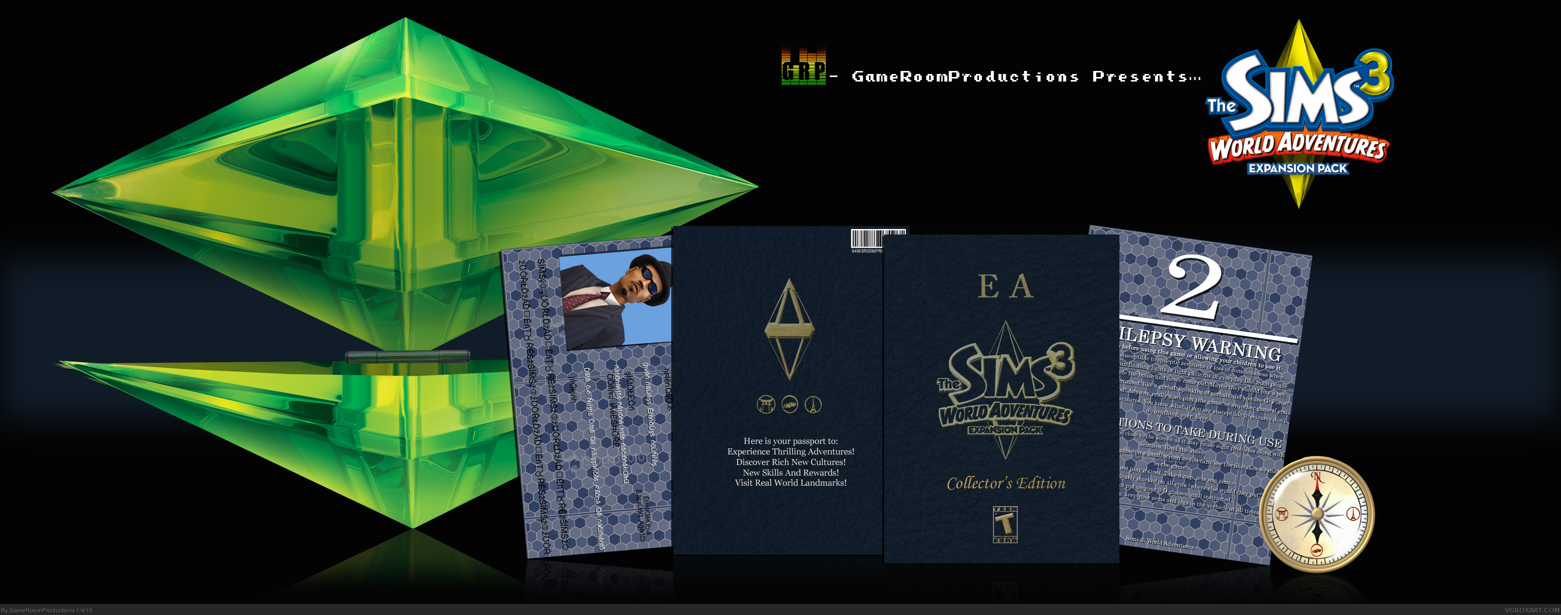 The Sims 3: World Adventures Collector's Edition box cover