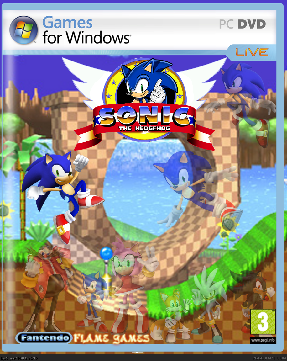 Sonic Remake box cover