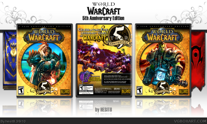 World of Warcraft: 5th Anniversary Edition box art cover