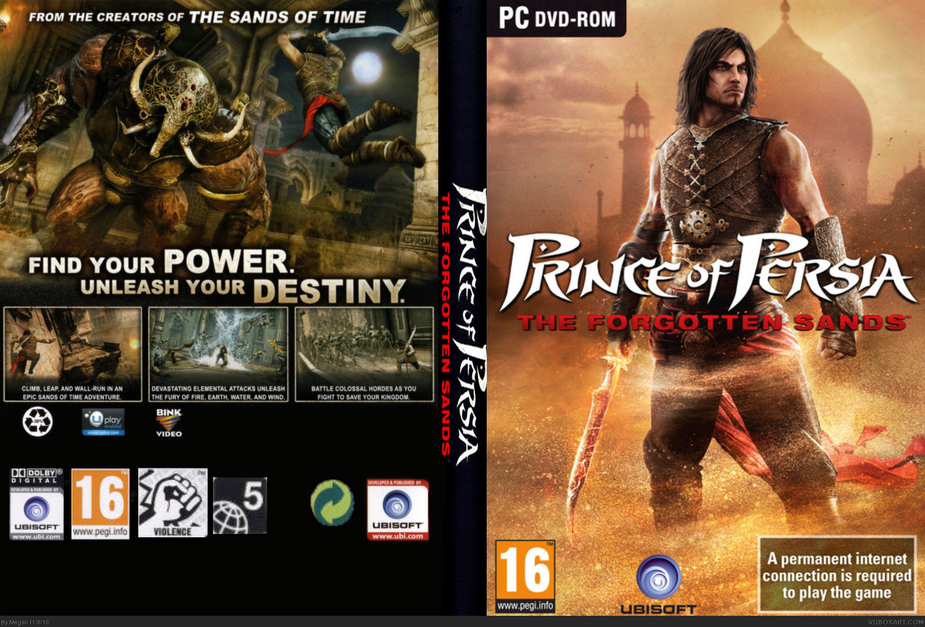 Prince of Persia - The Forgotten Sands box cover