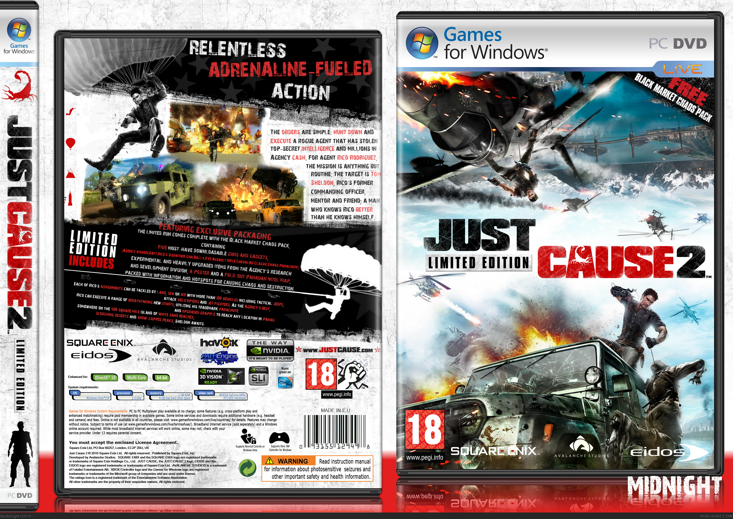Just Cause 2:Limited Edition box cover