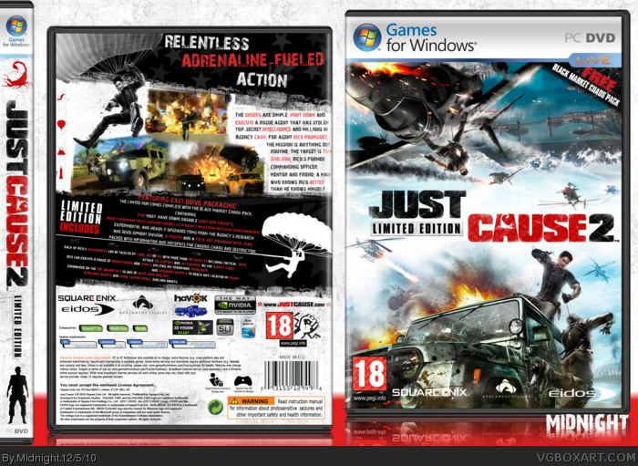 Just Cause 2:Limited Edition box art cover