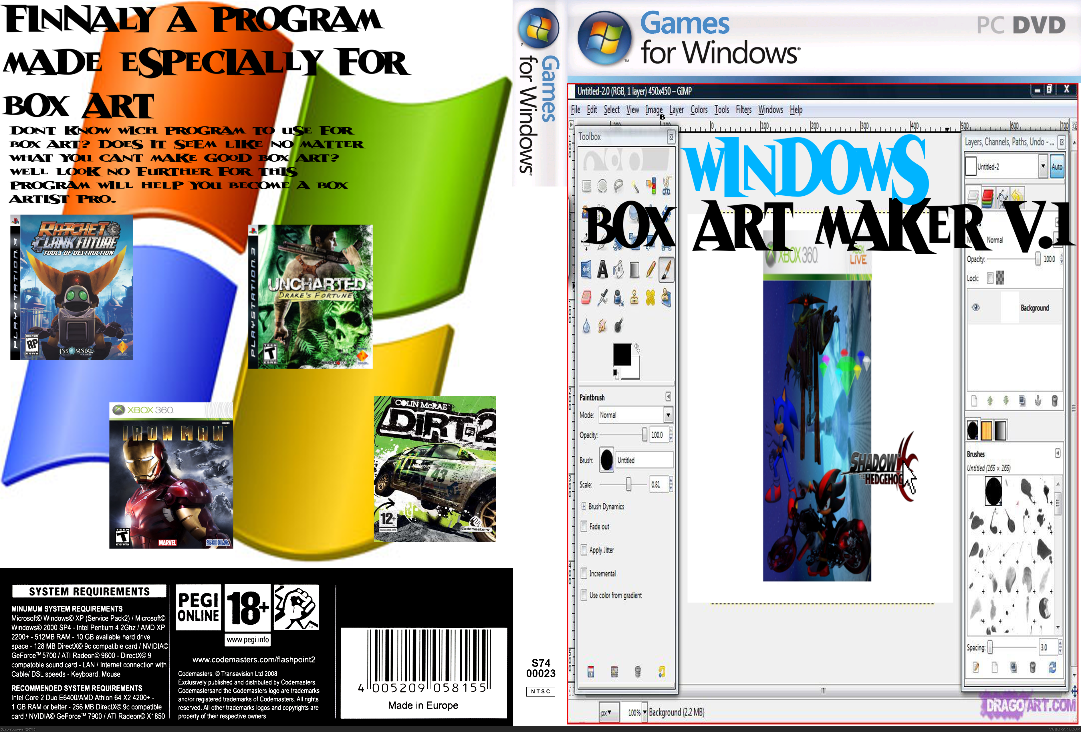Windows Box  Art Maker v.1 box cover