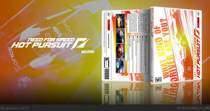 Need For Speed Hot Pursuit ( 2010 ) box art cover