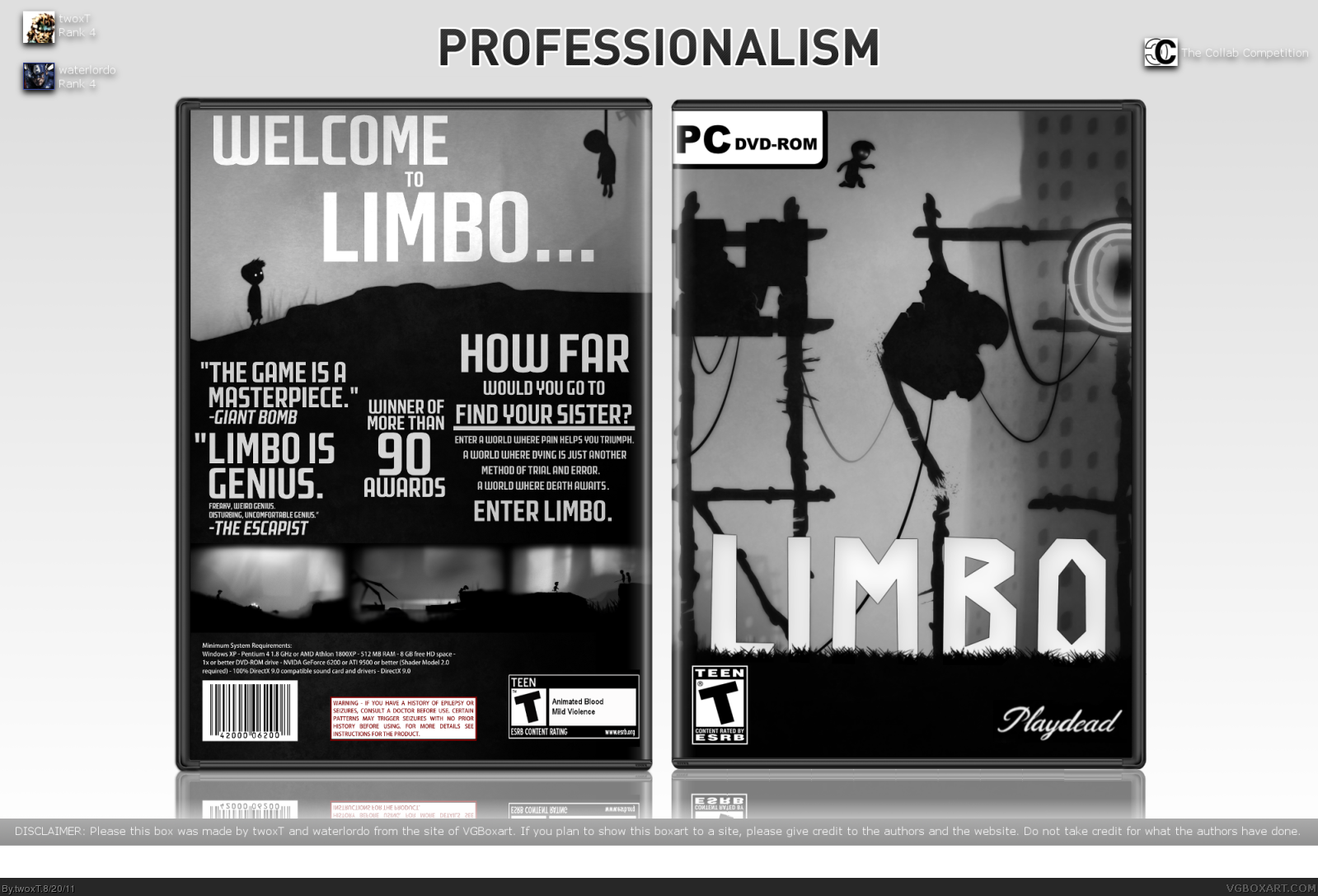 LIMBO box cover