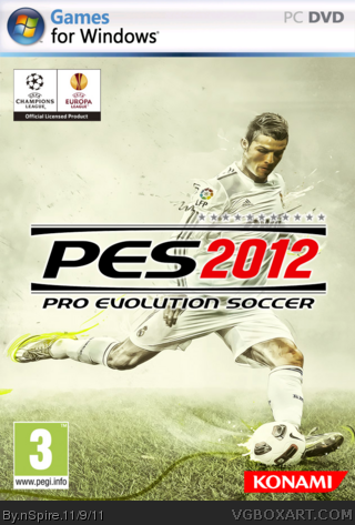 Pro Evolution Soccer 2012 box art cover