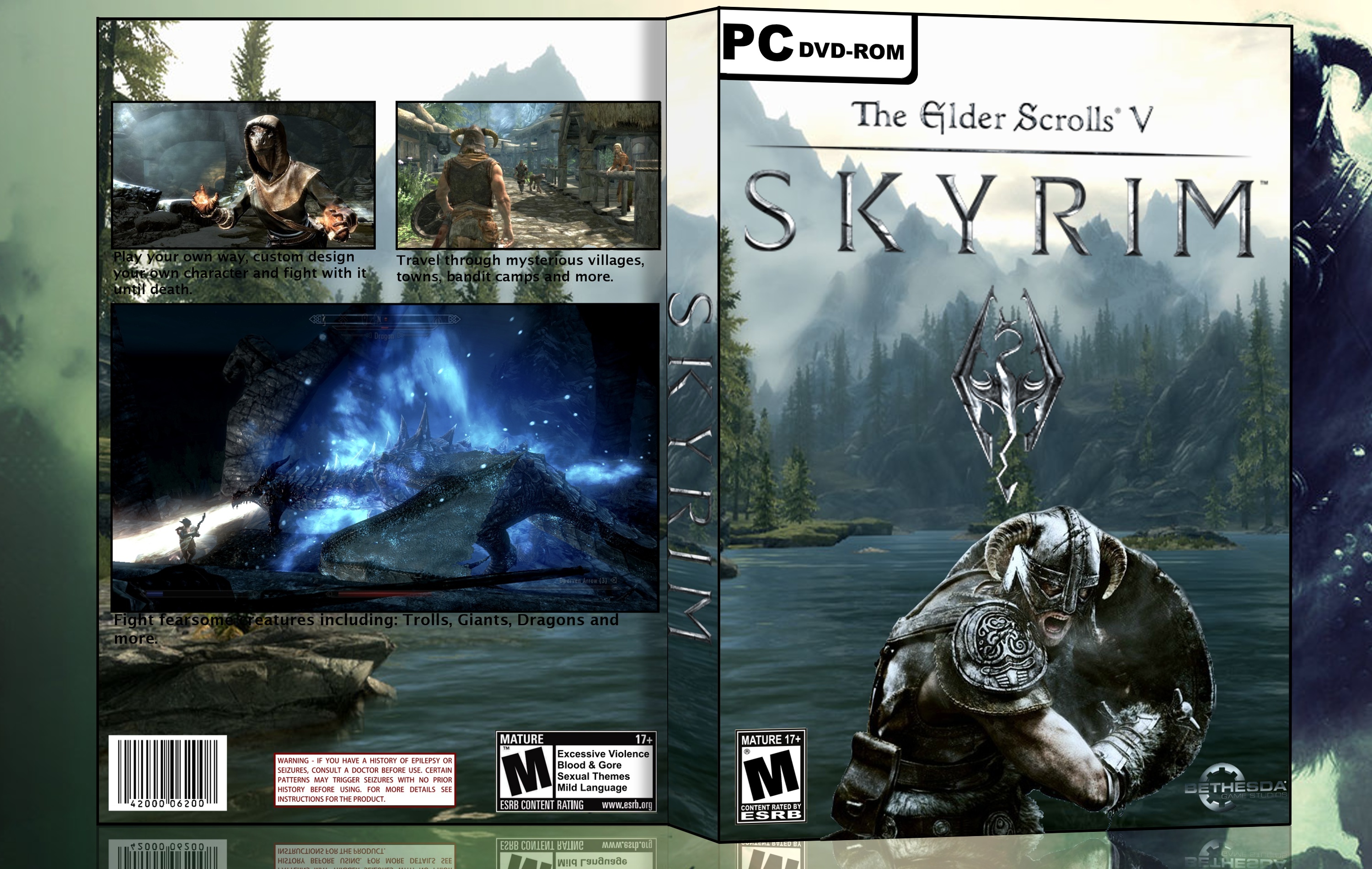 The Elder Scrolls V: Skyrim box cover