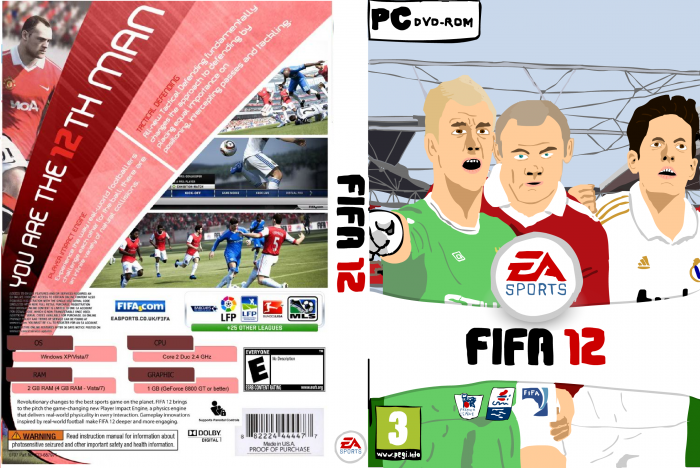 FIFA 12 Cartoon box art cover