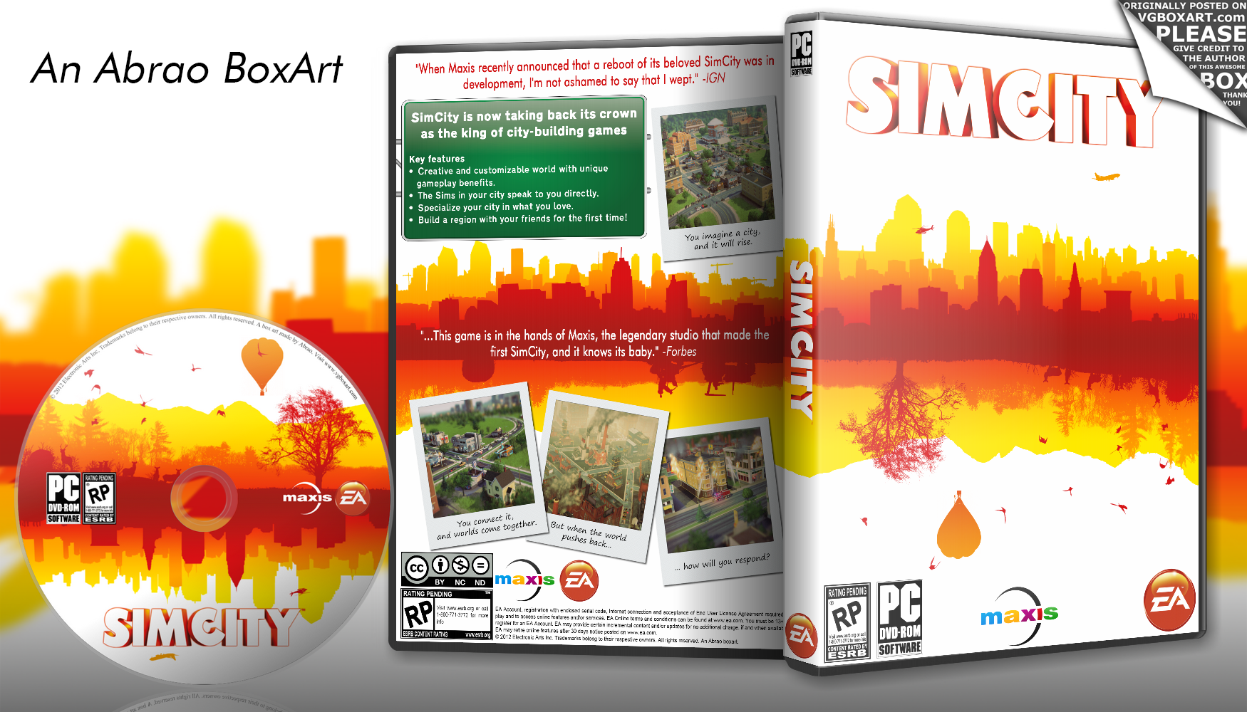 SimCity box cover