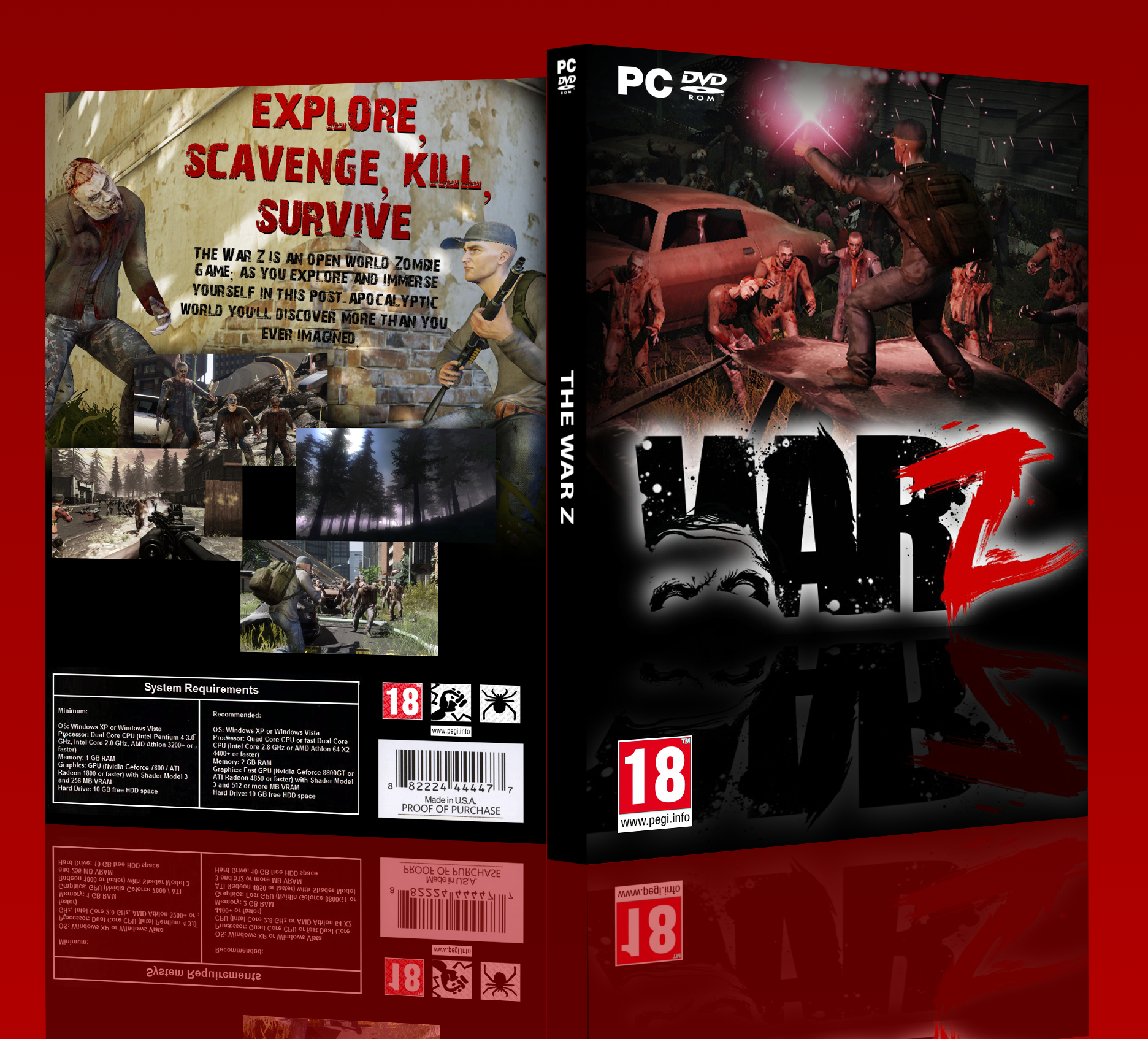The War Z box cover