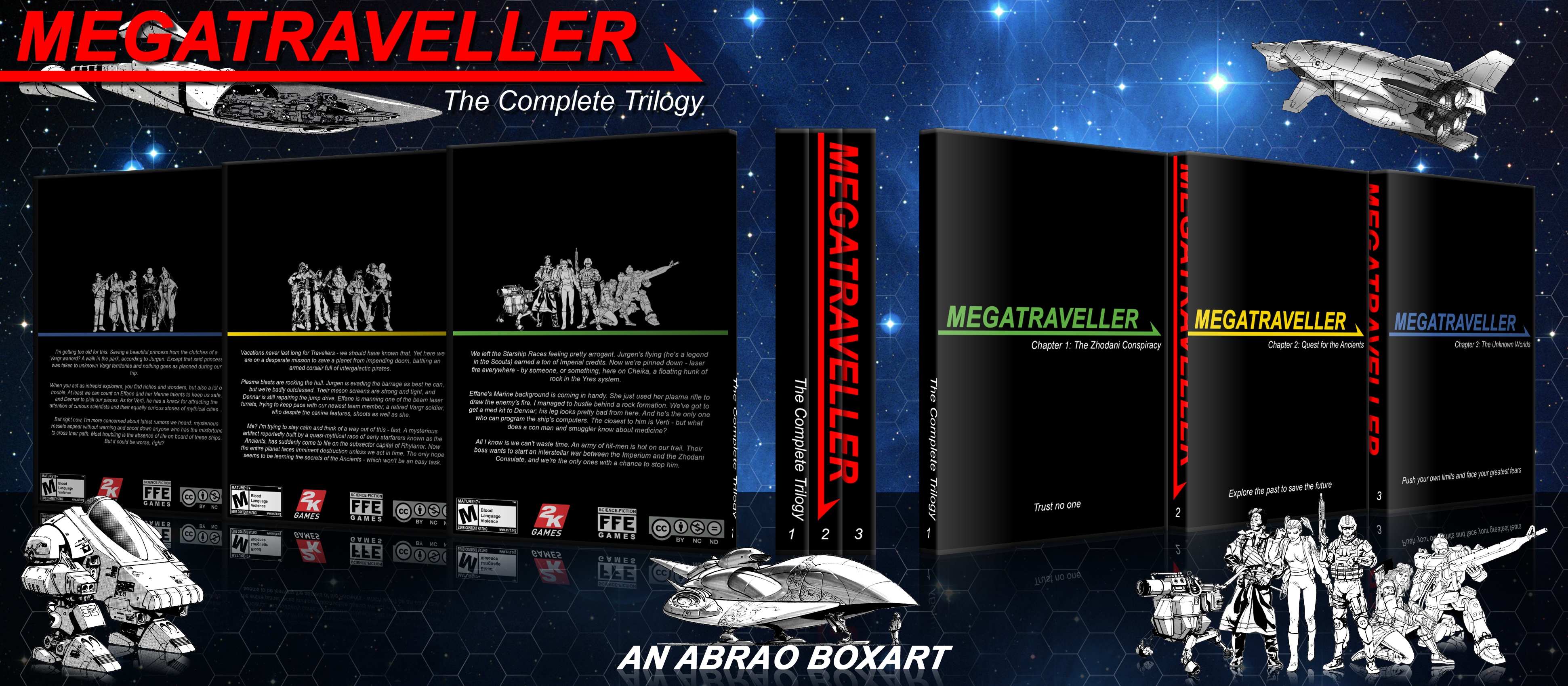 Megatraveller: The Complete Trilogy box cover