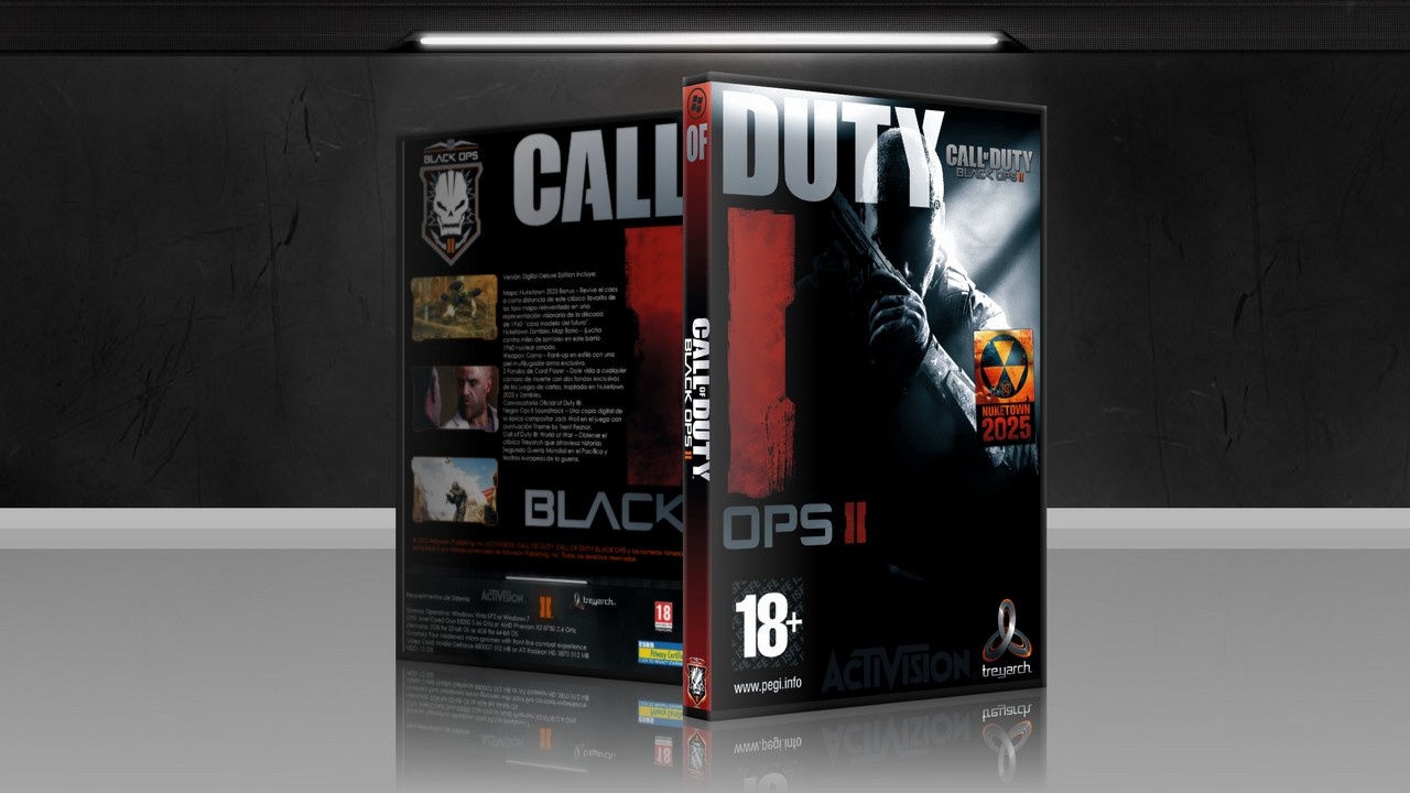 Call Of Cuty Black Ops II Cover Box box cover