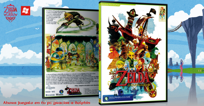 The Legend Of Zelda Wind Waker Cover Box box art cover