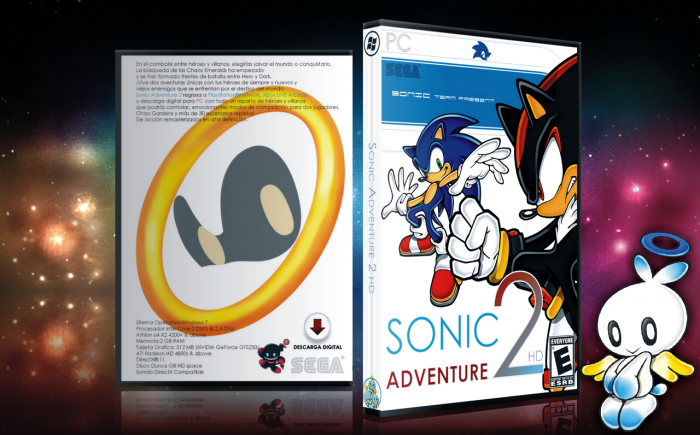 Sonic Adventure 2 Cover Box box art cover