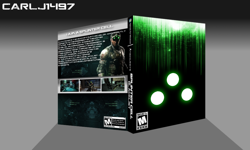 Splinter Cell Blacklist box cover