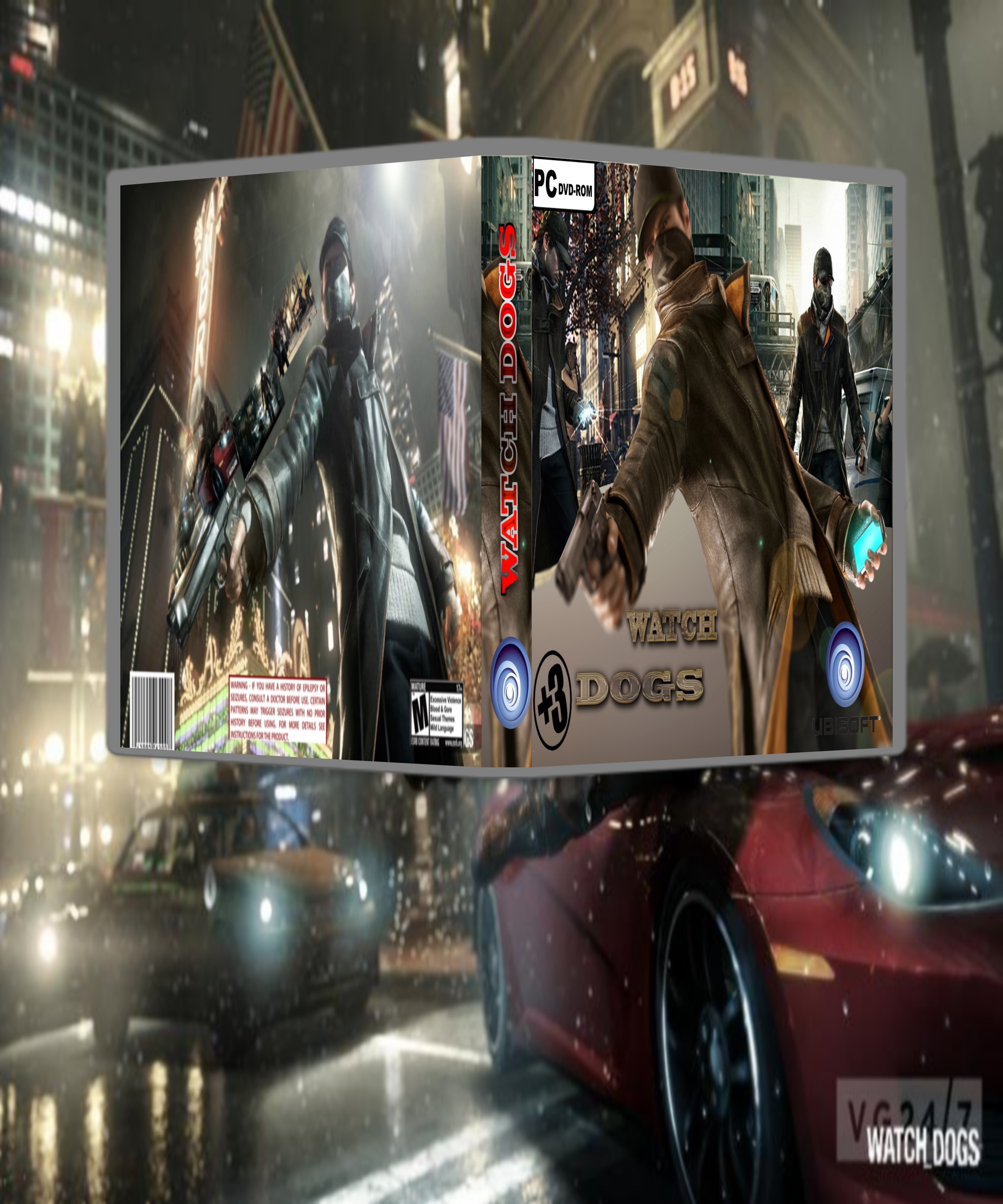 WATCH DOGS= box cover