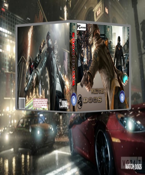 WATCH DOGS= box art cover