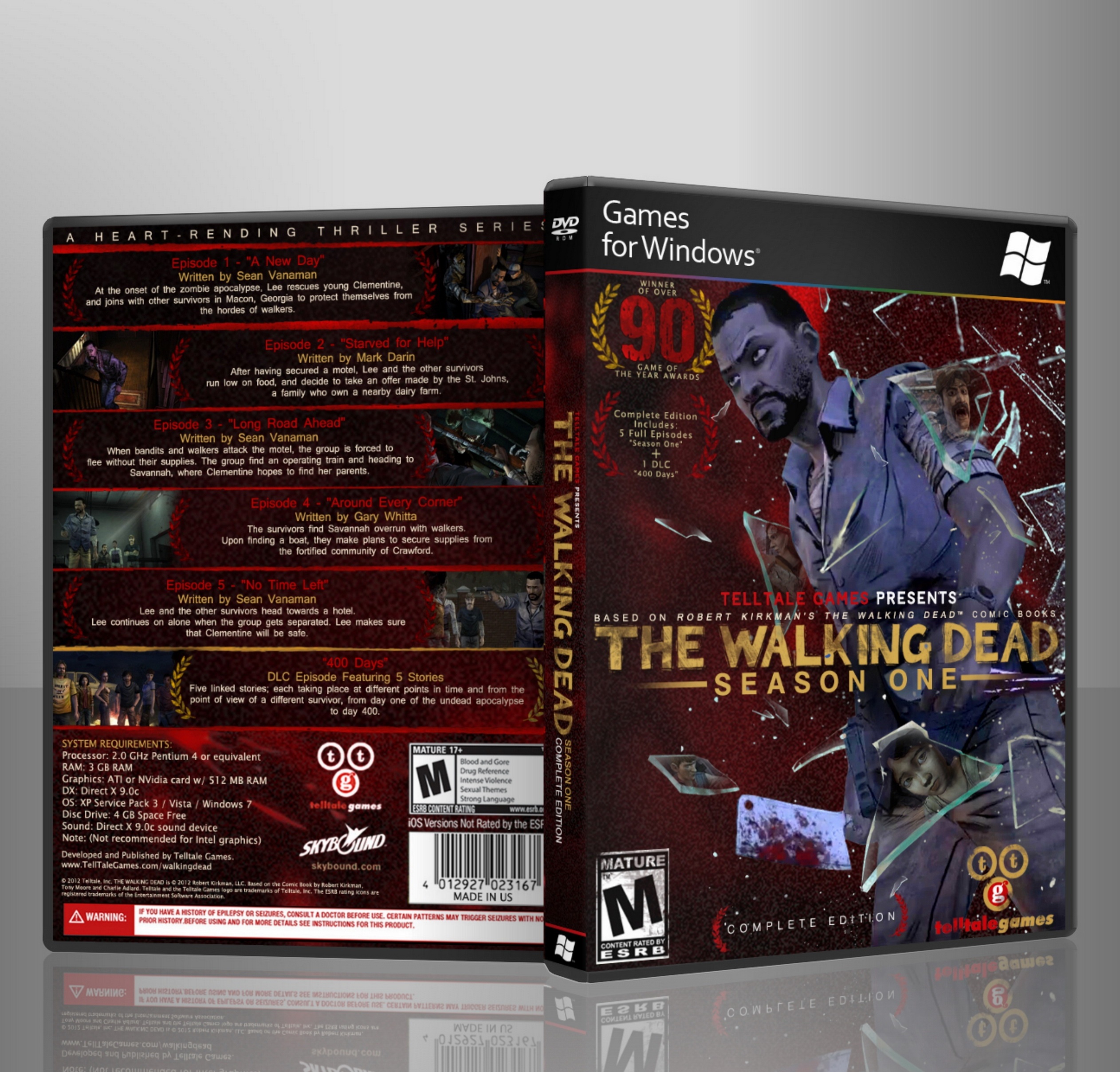 The Walking Dead: Season One: Complete Edition box cover