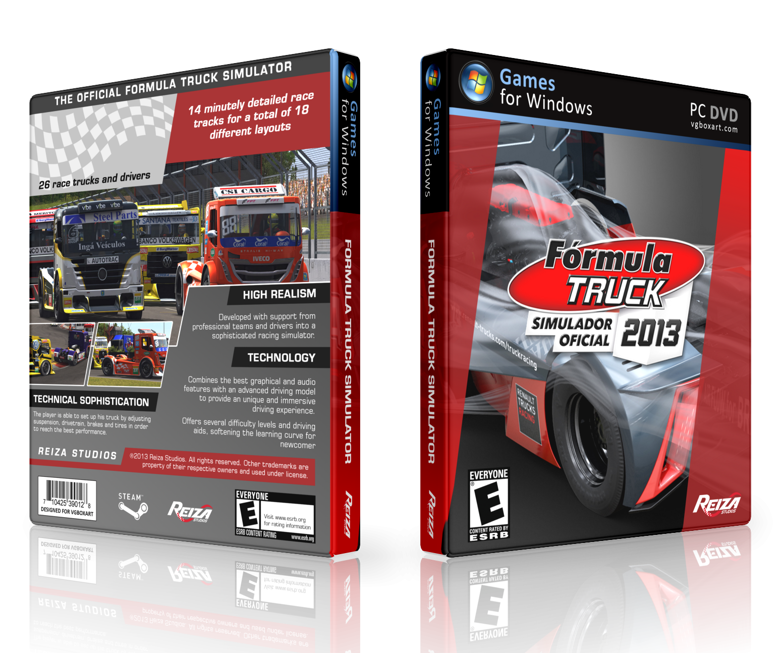 Formula Truck Simulator 2013 box cover