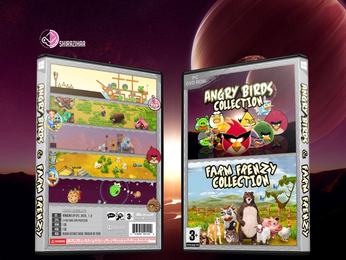 Angry Birds & Farm Frenzy Collection box art cover