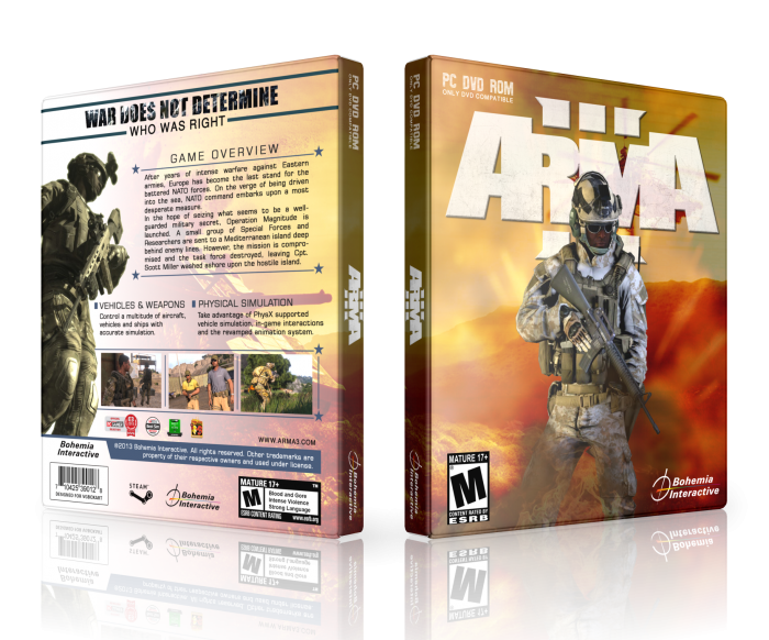 ARMA III box art cover