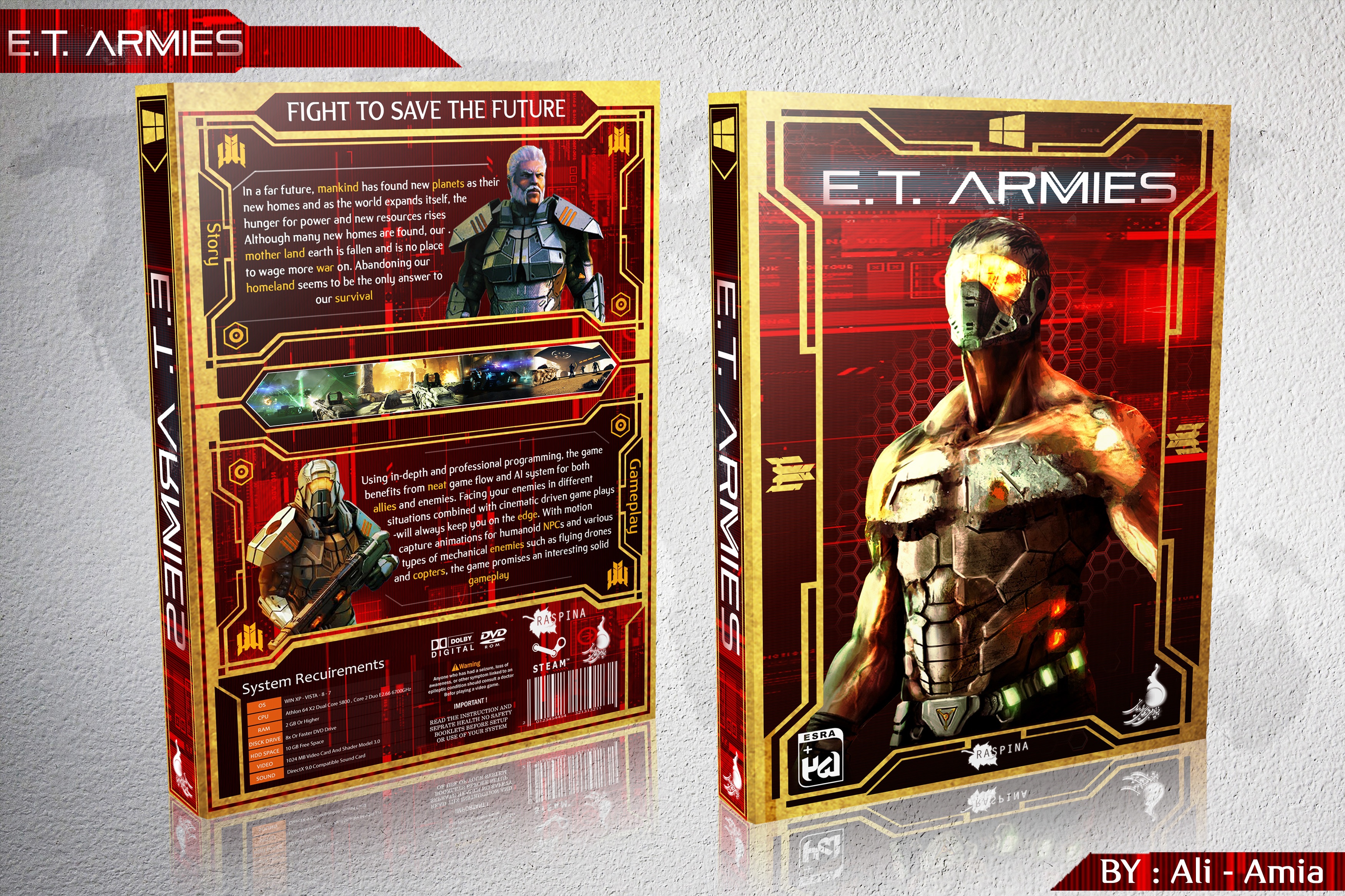 E.T. Armies box cover