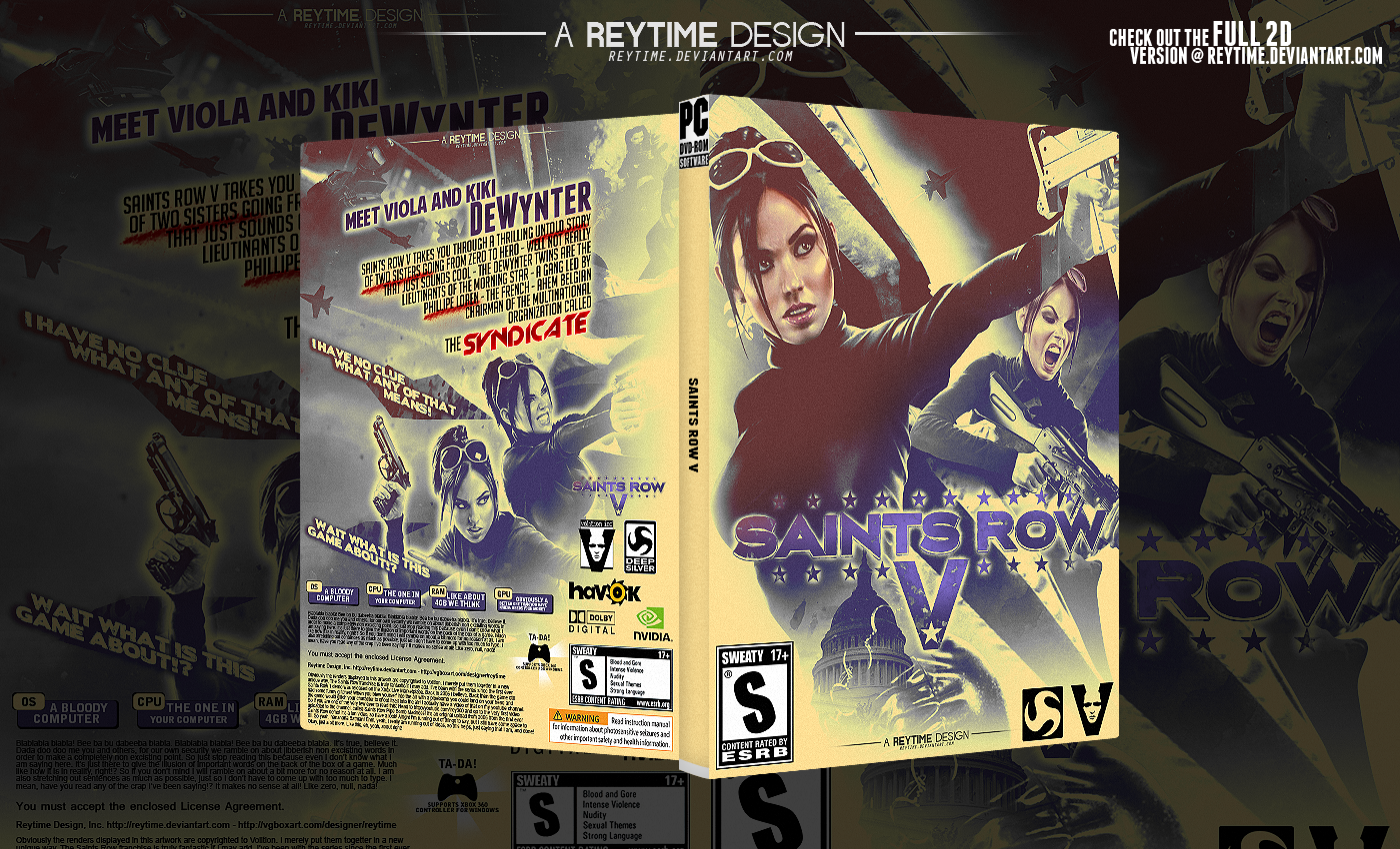 Saints Row V box cover